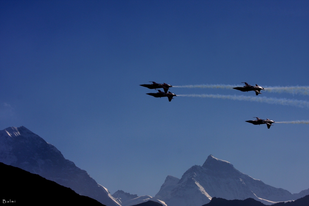 "Selbst die Piloten; geniessen das Panorama..."