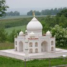 Selbst im Regen wunderschön - Das Taj Mahal