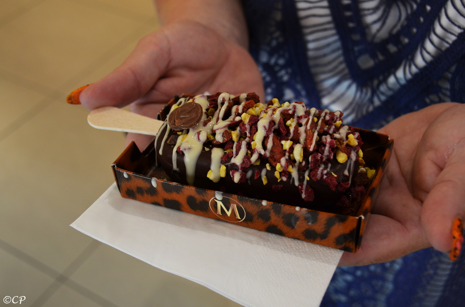 Selbstgestaltetes Magnum - Eis 