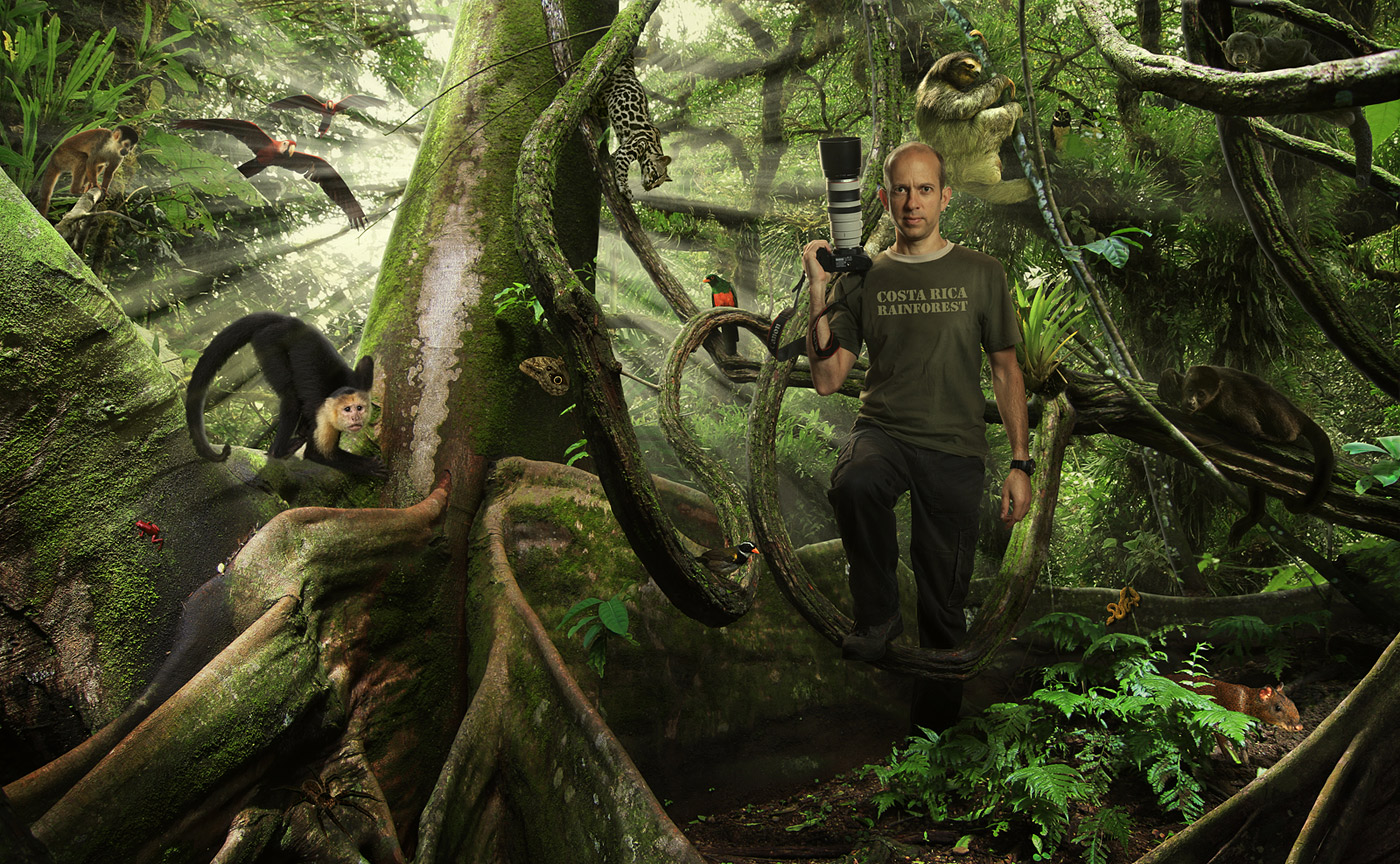 Selbstportrait - Als Fotograf im Urwald Costa Rica's