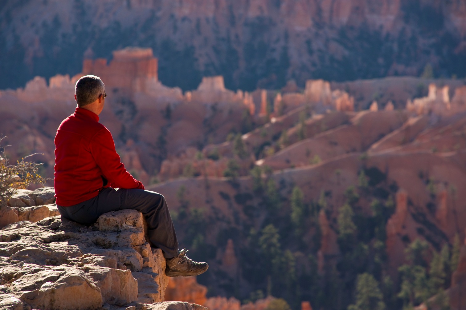 Selbstportrait am Bryce Canyon