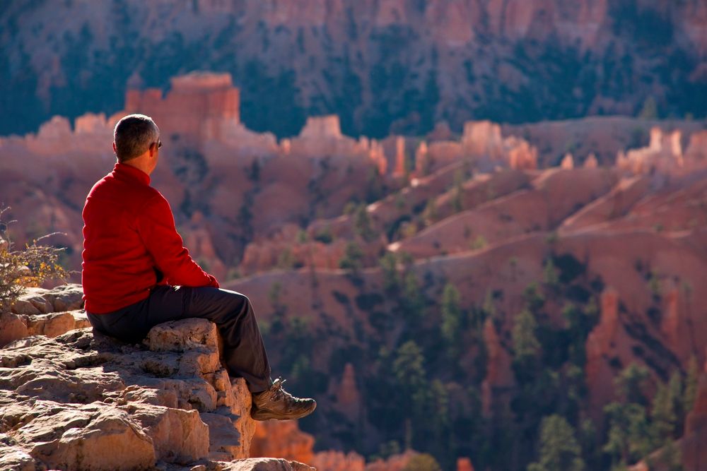 Selbstportrait am Bryce Canyon