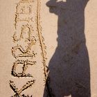 Selbstportrait am Strand, Bretagne