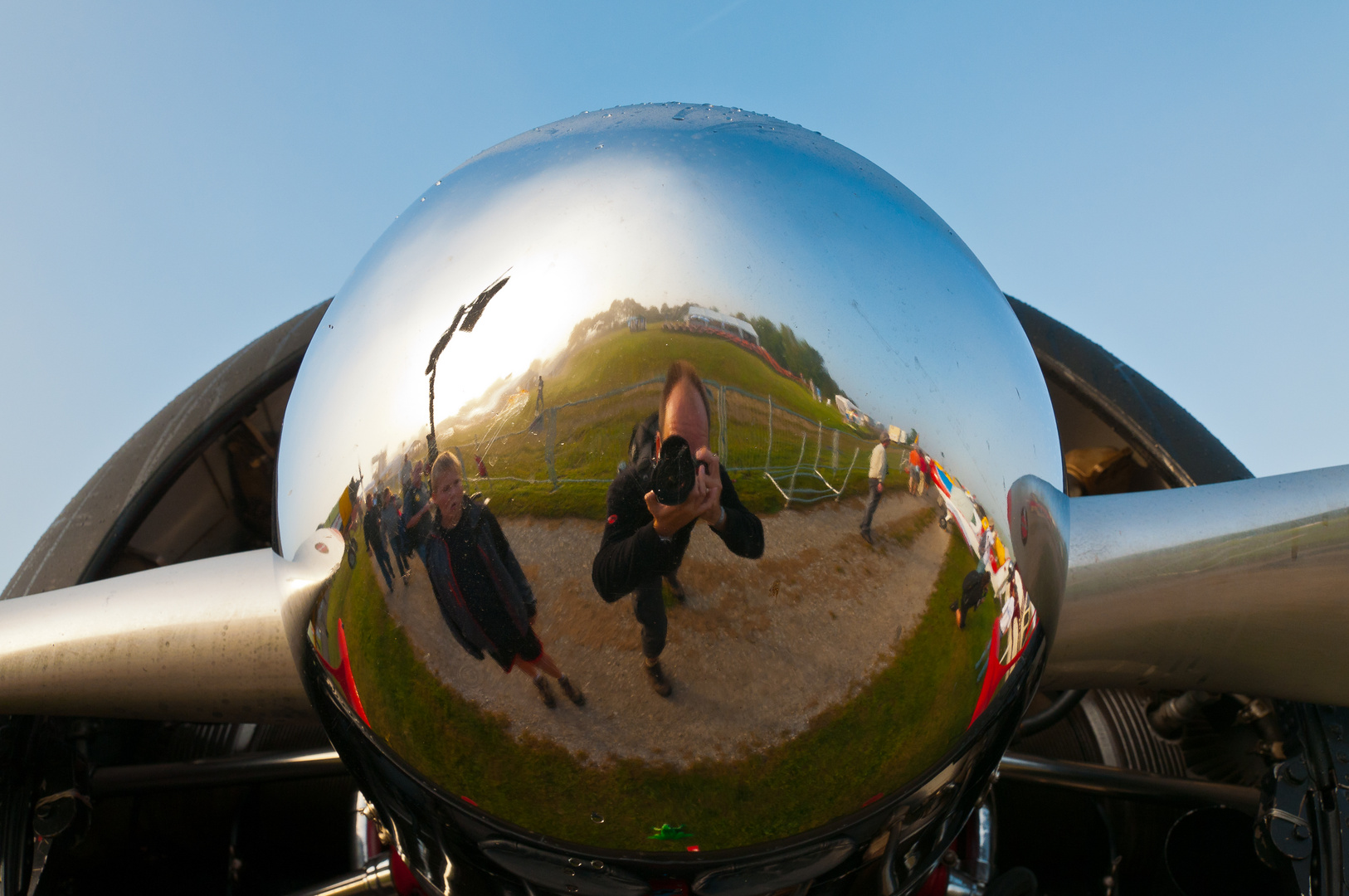 Selbstportrait auf der Hahnweide