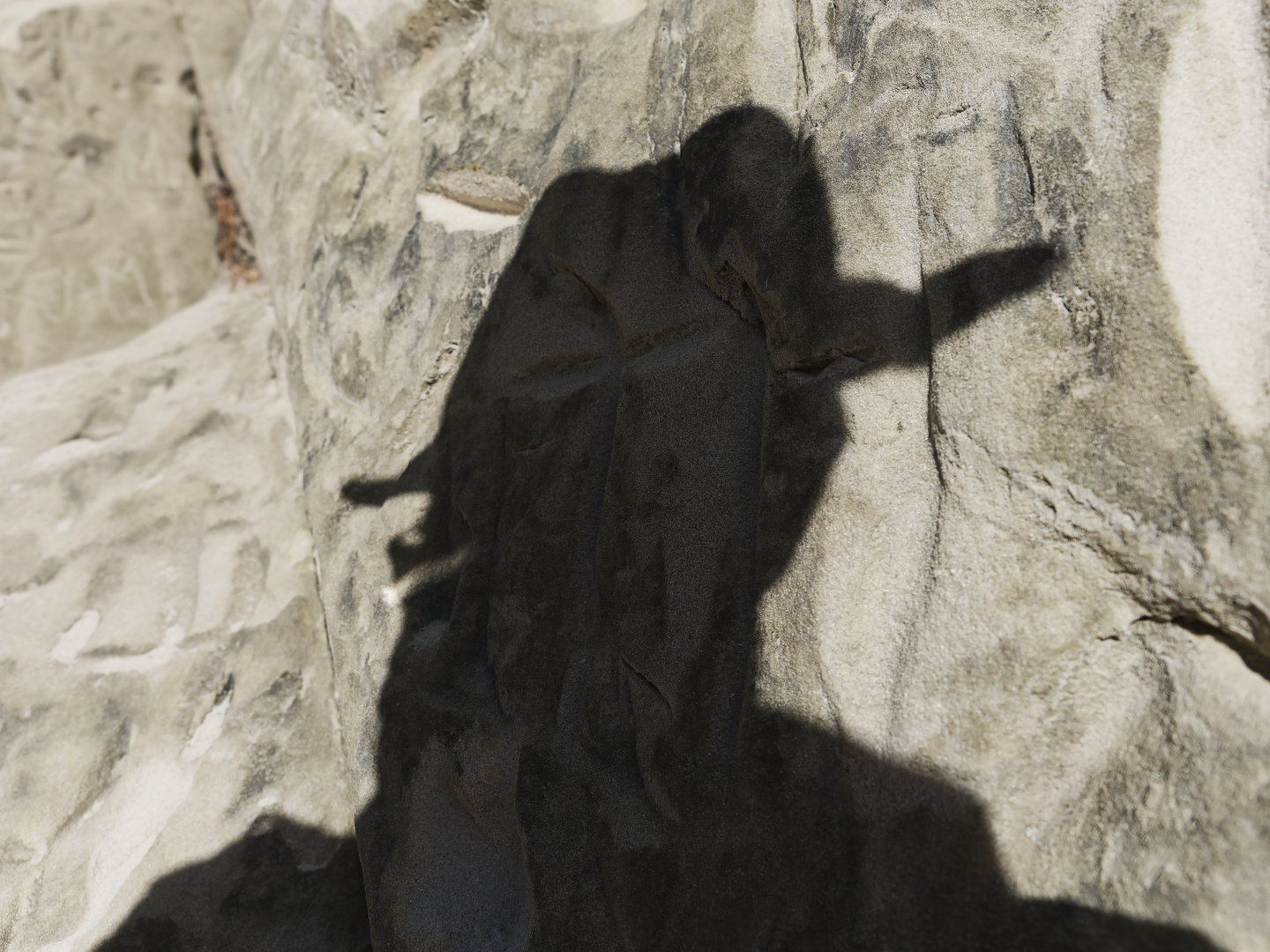 Selbstportrait auf Sand