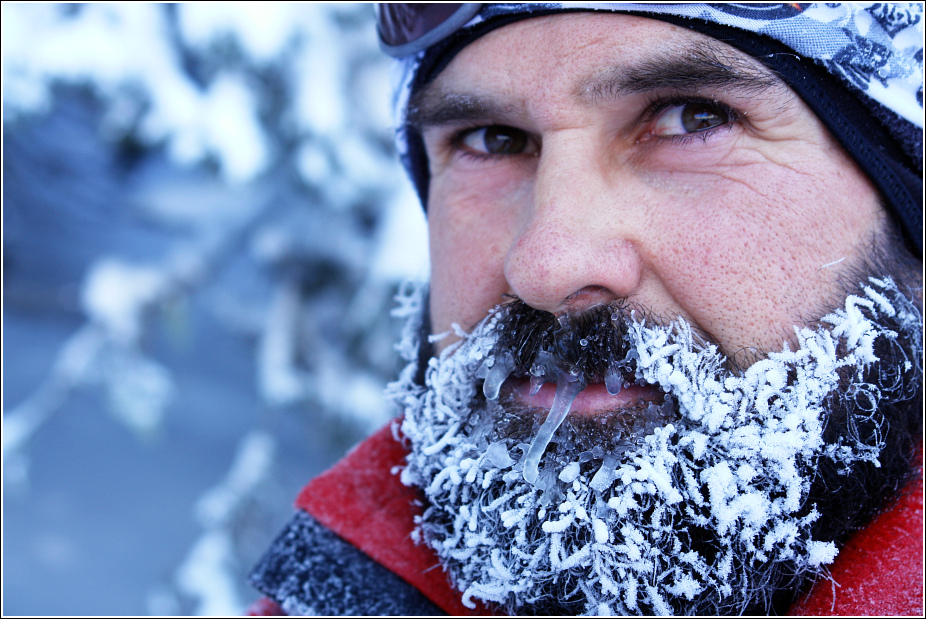 Selbstportrait bei -17°C