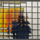 Selbstportrait hinter Gittern