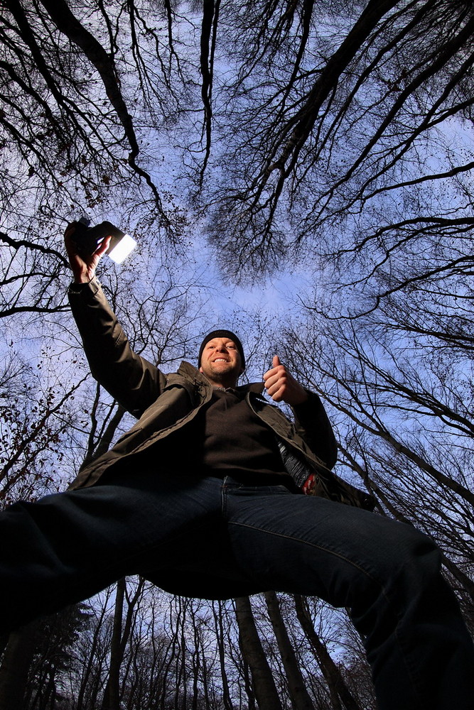 Selbstportrait im Wald