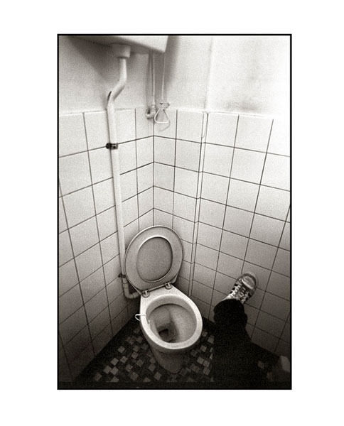 selbstportrait mit toilette