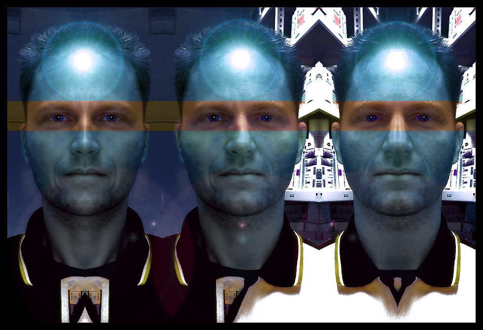 µself - AUFRUF: drei Formen eines Gesichtes