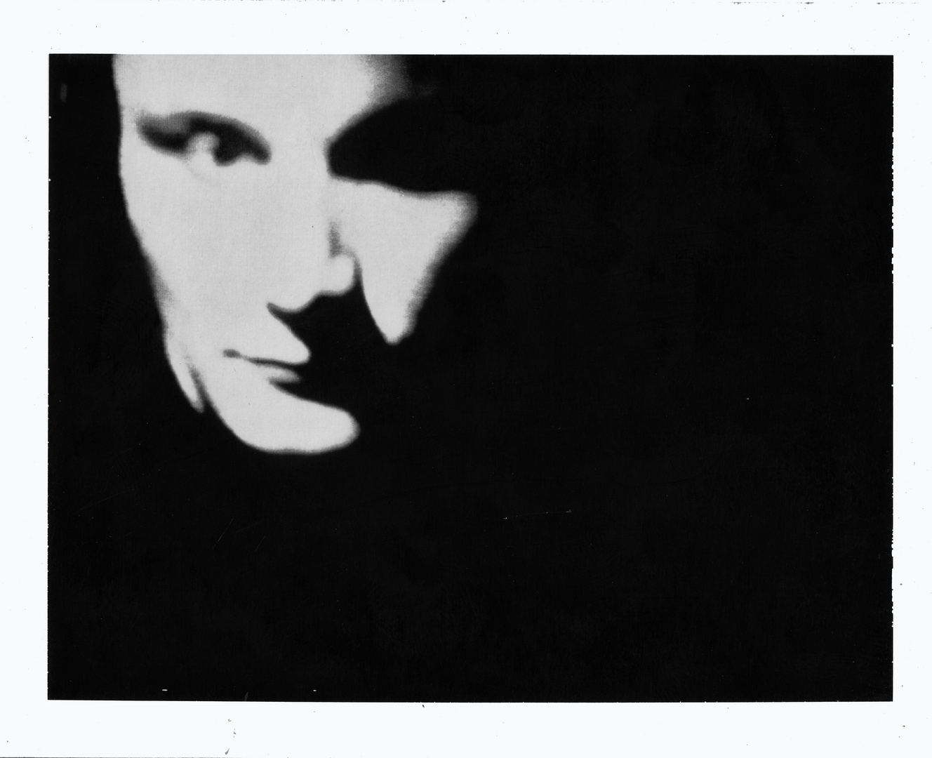 self portrait Kodak Instant