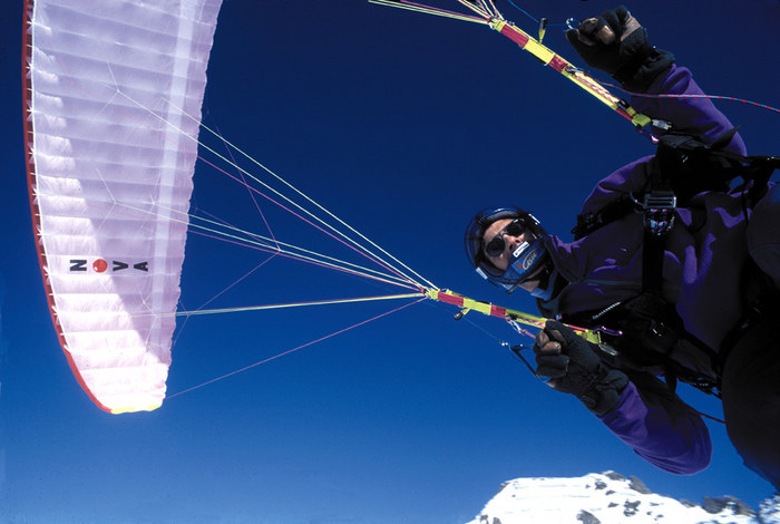 Self portrait - Paragliding