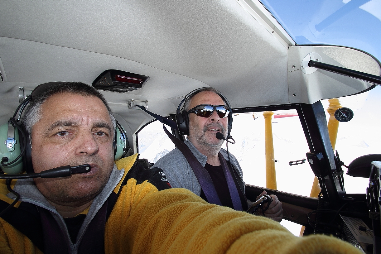 Selfi - beim Flug - Gletscher 16 2 17 05