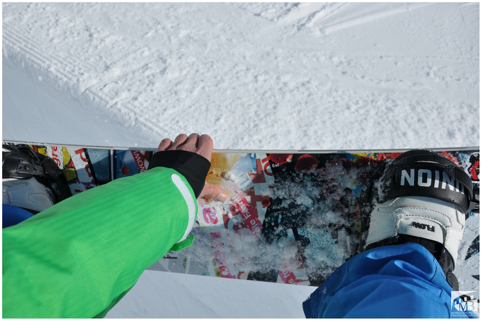 Selfie Action in der Half Pipe