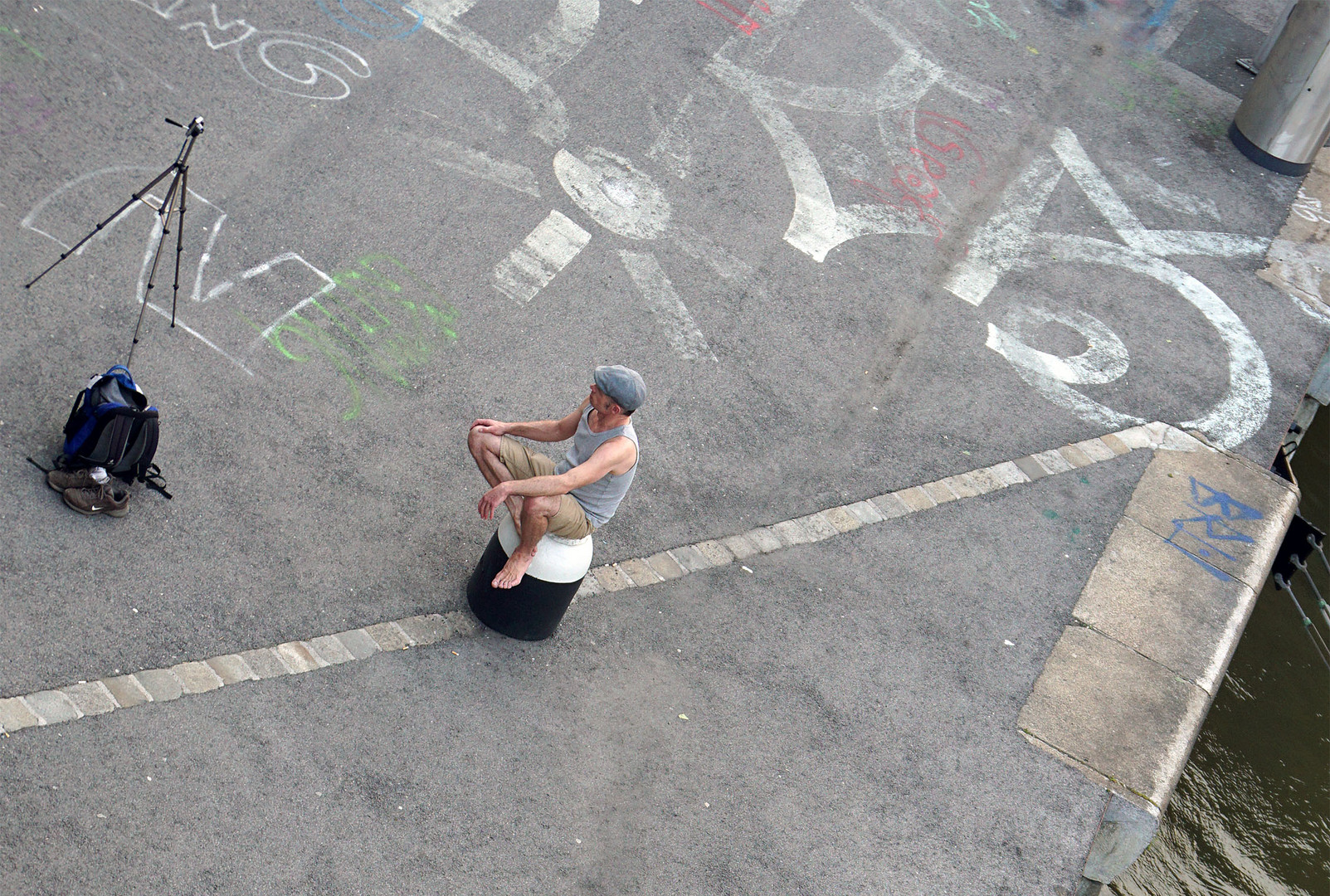 Selfie am Donaukanal