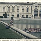 Selfie am Schloss Belvedere - Wien Sommer 2016