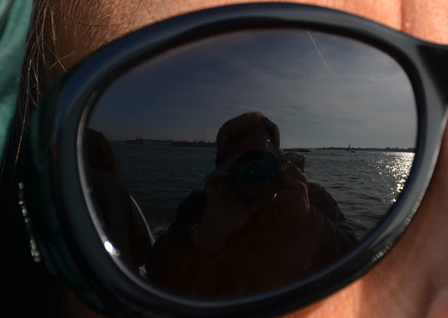 "Selfie" am weg nach Murano.....