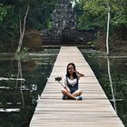 selfie at Neak Pean 