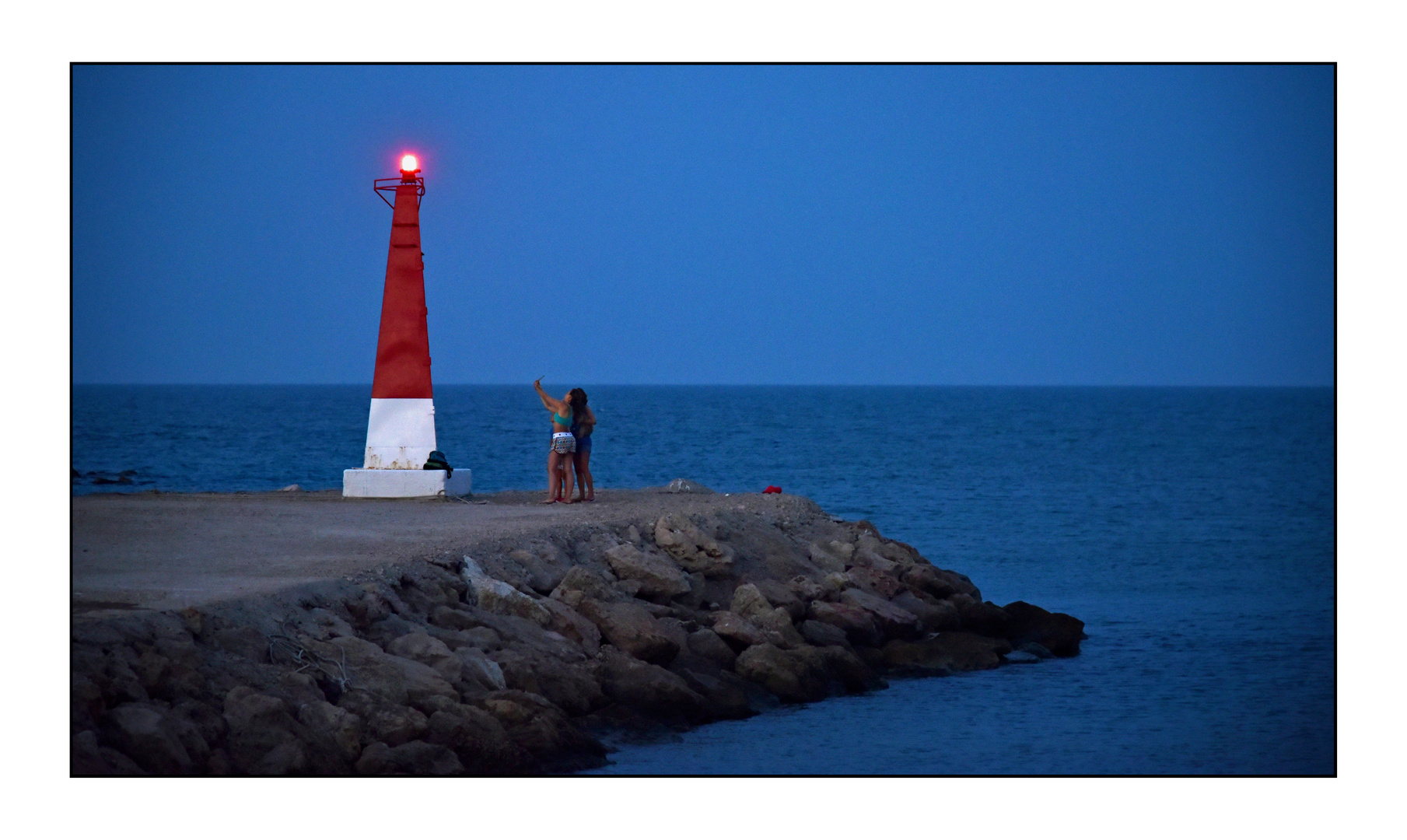 Selfie at the lighthouse.