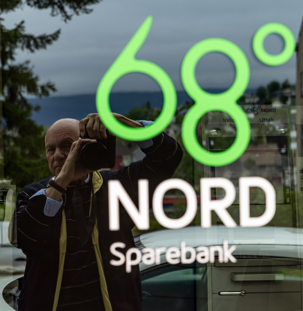 Selfie bei plus 68° Nord