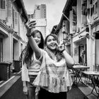 selfie in der Haji Lane, Singapore