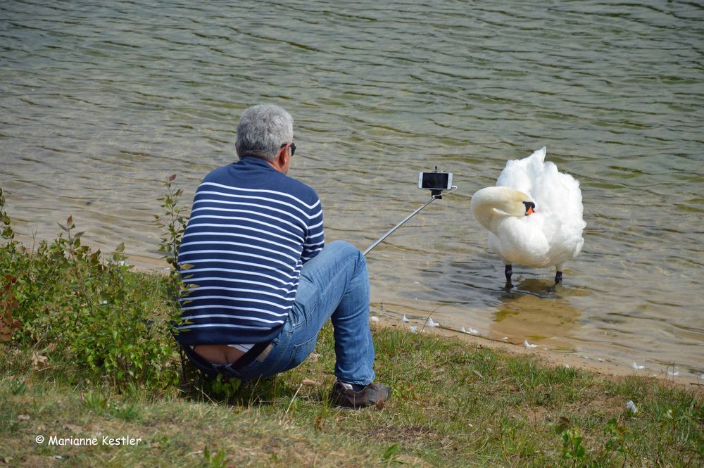 Selfie - mal andersrum