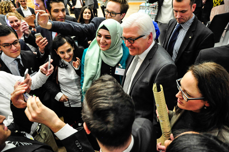 Selfie mit Frank-Walter Steinmeier