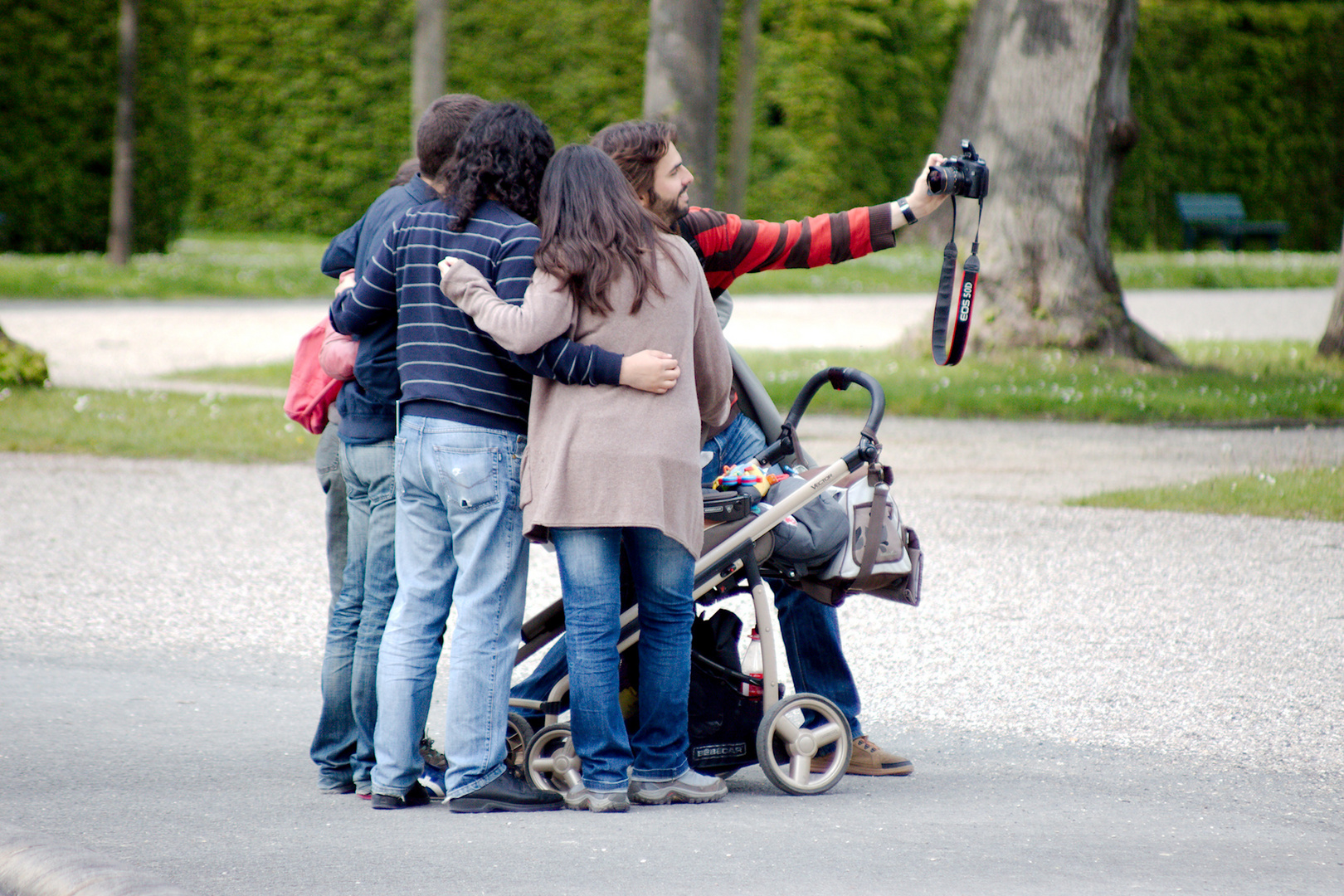 Selfie mit Freunden