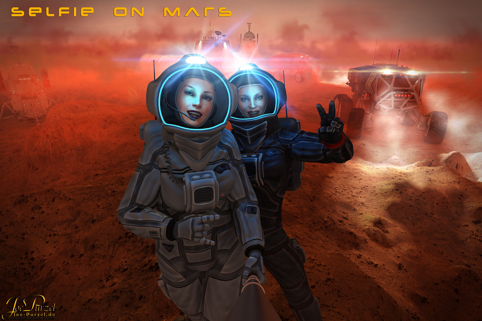 Selfie on Mars