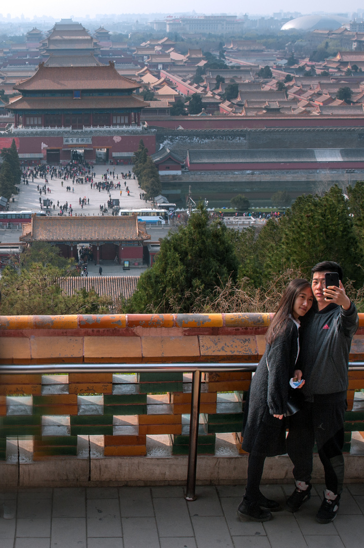 Selfie shoot at the viewpoint