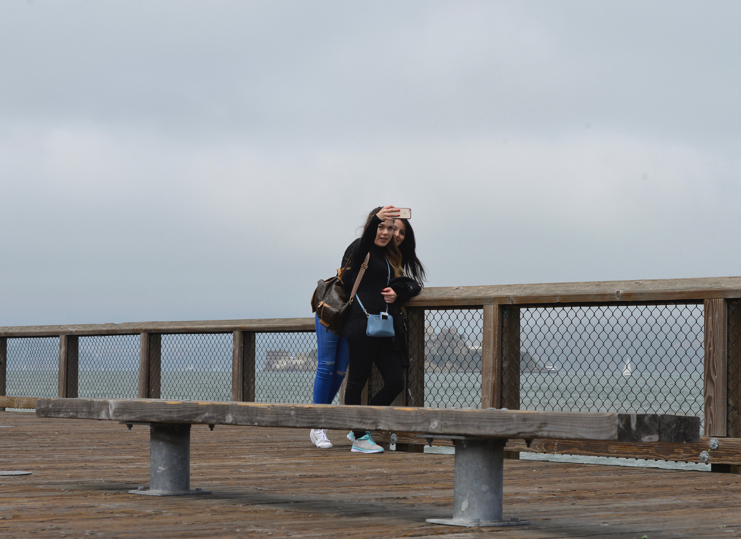 Selfie vor Alcatraz