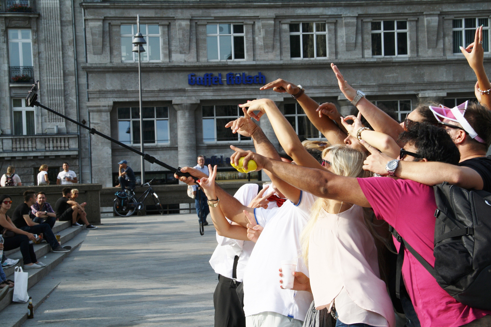 Selfie vor dem Kölner Dom