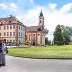 Selfie vor dem Schloss Mainau