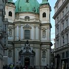 Selfie vor der Peterskirche ohne die Peterskirche