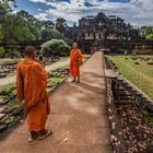 Selfie vorm Baphuon Tempel Angor Wat Kambodscha