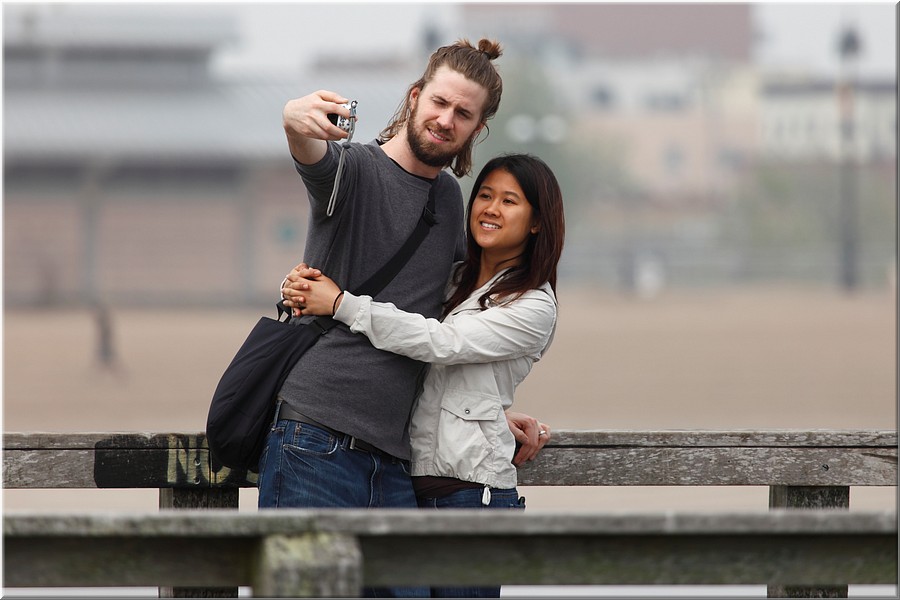 selfportrait on the pier