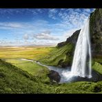 Seljalandfoss . drei