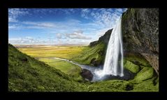 Seljalandfoss . drei