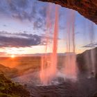 Seljalandfoss Sun