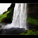 Seljalandfoss von hinten