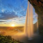 Seljalandsfoss at Sunset