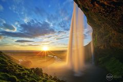 Seljalandsfoss at Sunset