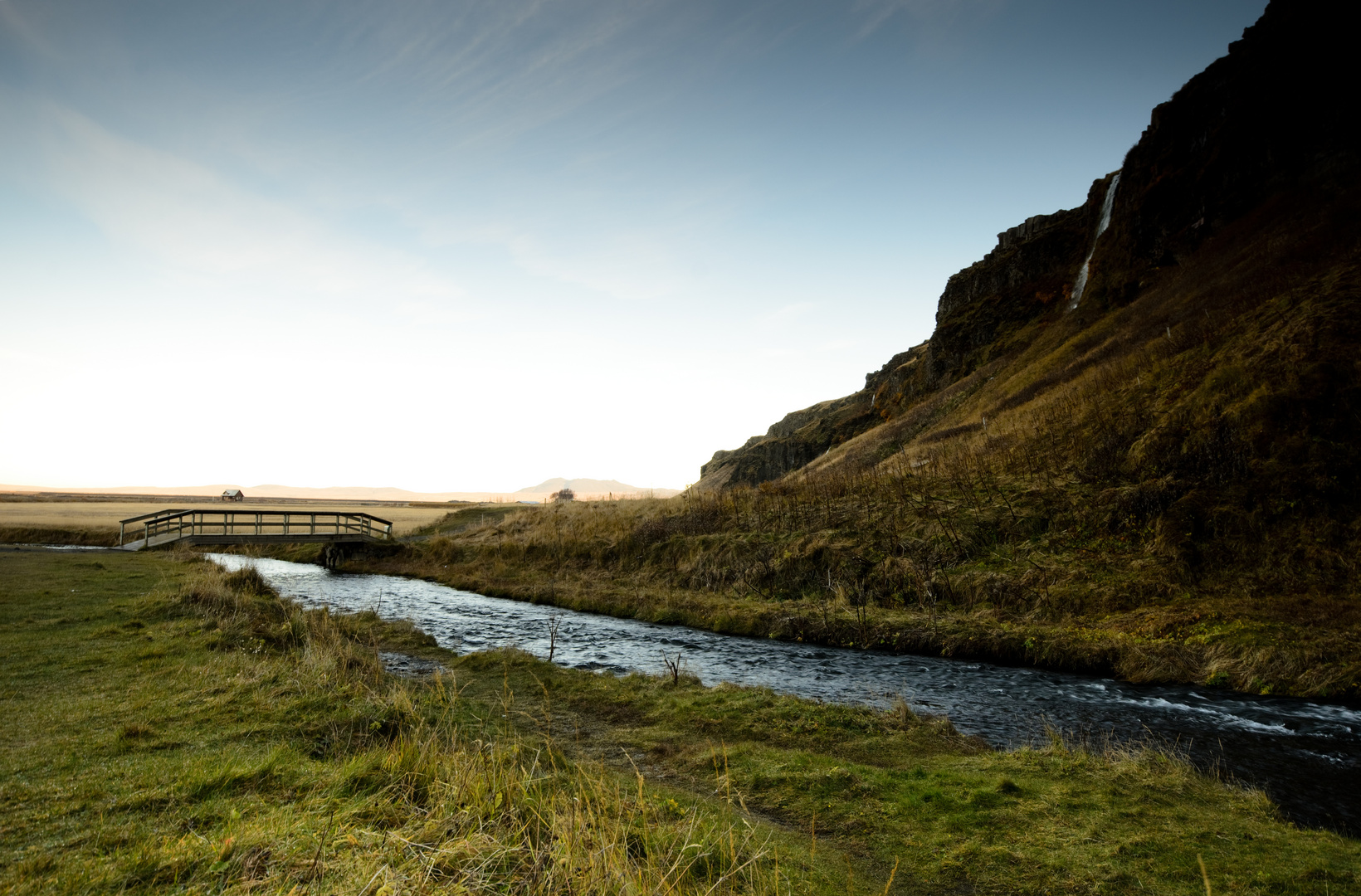 Seljalandsfoss-Bach