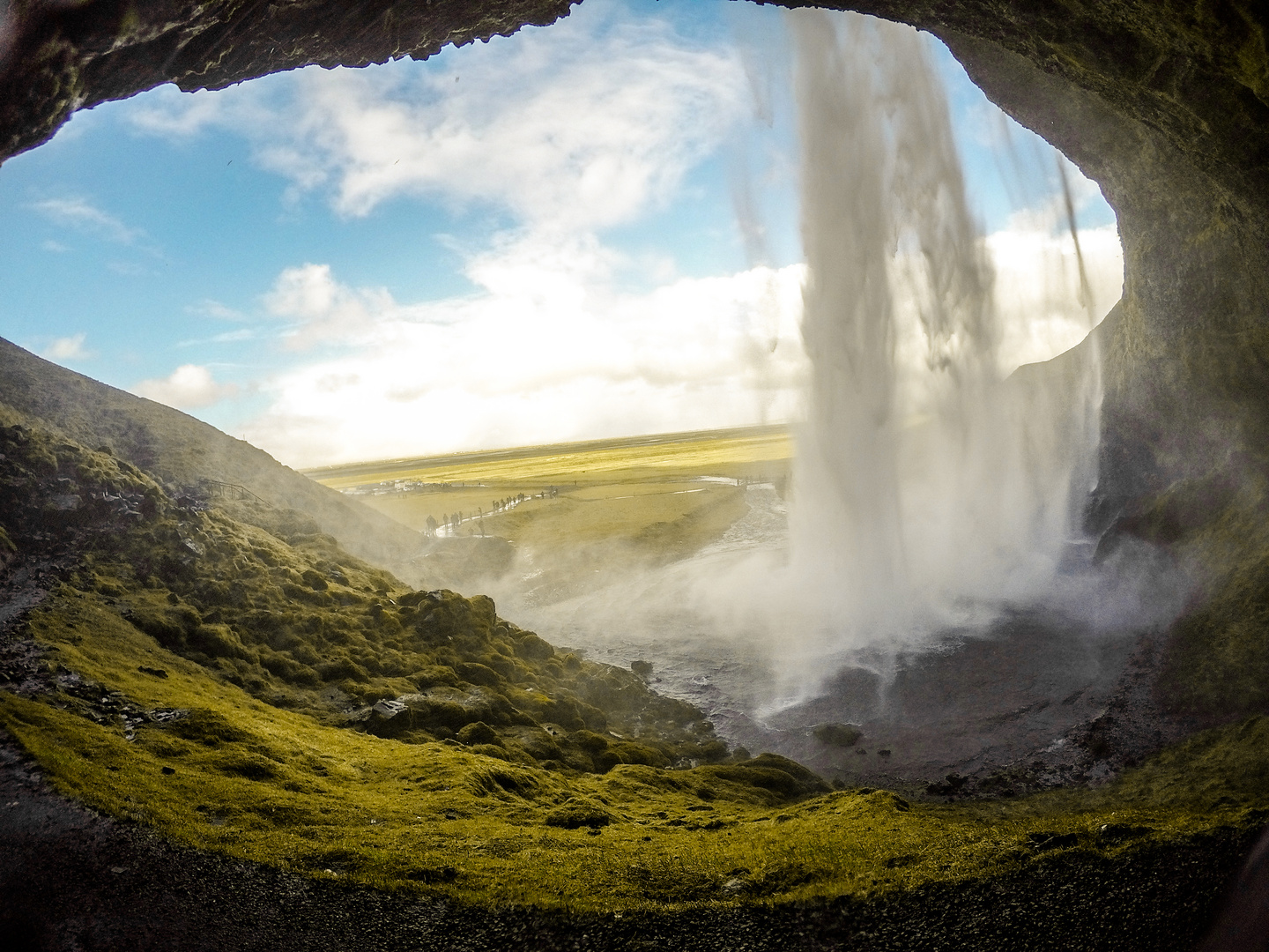 Seljalandsfoss - Hinter den Kulissen