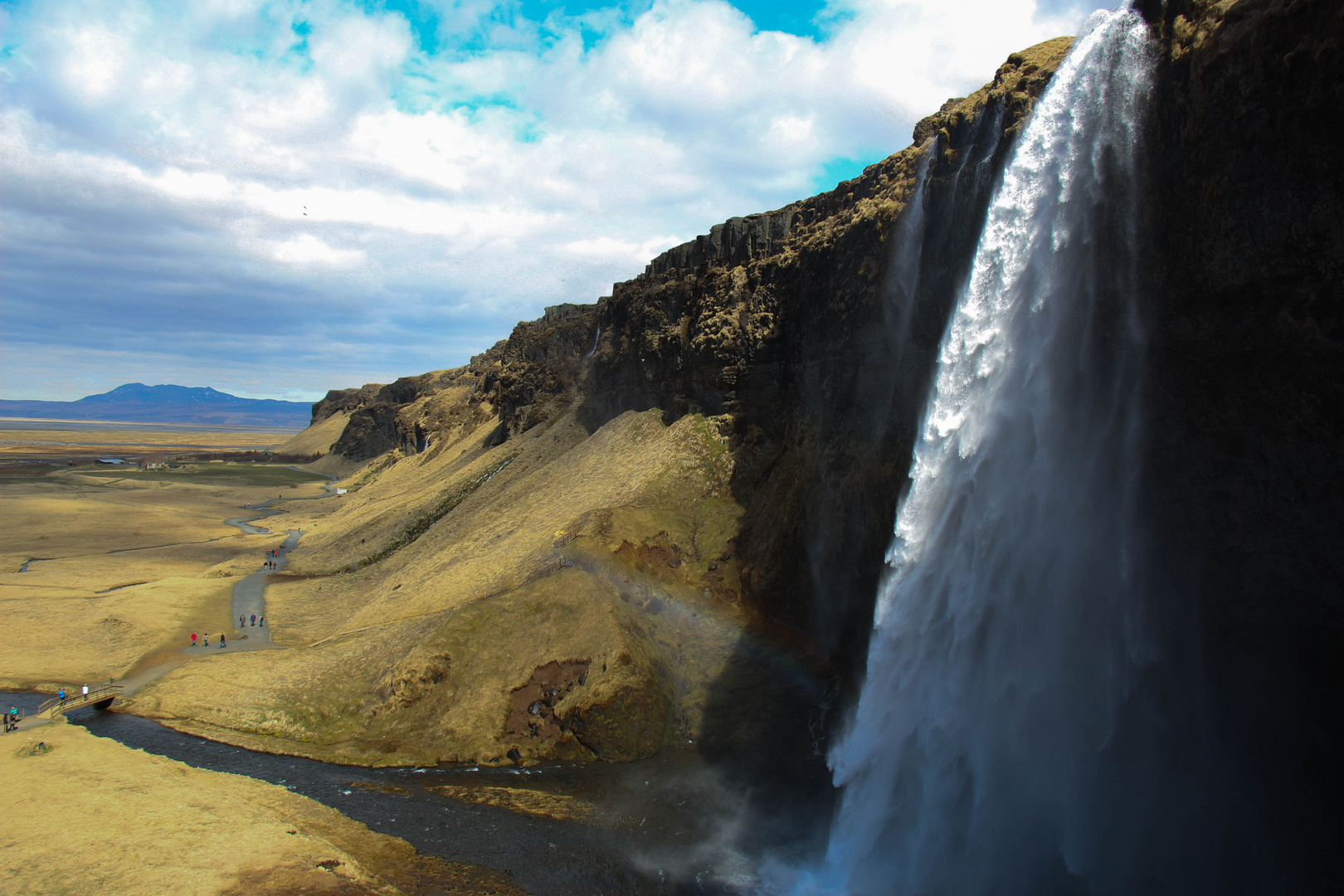 Seljalandsfoss im Mai