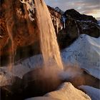 Seljalandsfoss im Winter