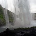 Seljalandsfoss von hinten