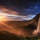 Seljalandsfoss zur Mitternachtssonne | Island