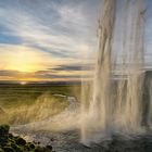 Seljandsfoss am Abend