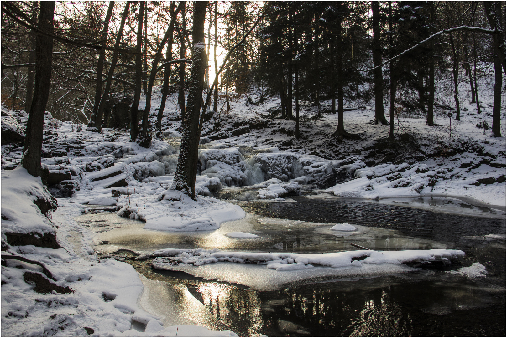 Selkewasserfall - fast eingefrohren. (reloaded) #2